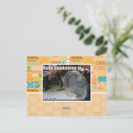 Carte Postale Réveil brutal (Debout devant)