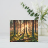 Carte Postale Réveil forestier (Debout devant)