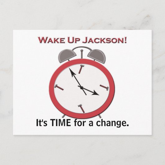 CARTE POSTALE RÉVEILLEZ JACKSON (Devant)