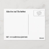 Carte Postale Réveillon Dans Le Jardin (Dos)