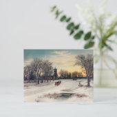 Carte Postale Réveillon de Noël (Debout devant)