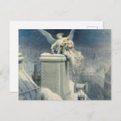 Carte Postale Réveillon de Noël - Gustave Dore (Devant / Derrière)