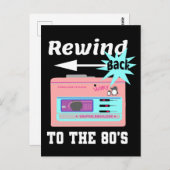 Carte Postale Revenez aux années 80 (Devant / Derrière)