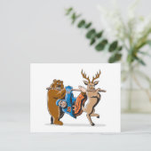 Carte Postale Revenge contre la chasse aux animaux (Debout devant)