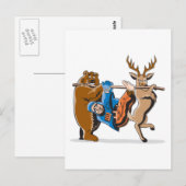 Carte Postale Revenge contre la chasse aux animaux (Devant / Derrière)