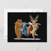 Carte Postale Revenge contre la chasse aux animaux (Devant / Derrière)