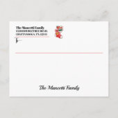 Carte Postale Revenir - Noël (Dos)