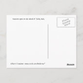 Carte Postale Rêver d'une vacance (Dos)