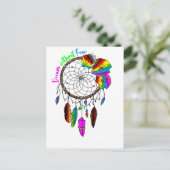 Carte Postale Rêver sans crainte - LGBTQ+ Dream Catcher (Debout devant)