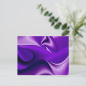Carte Postale Rêves arc-en-ciel à fleurs violettes (Debout devant)
