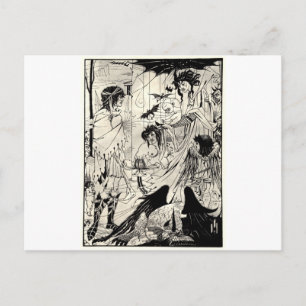 Carte Postale Rêves d'Aubrey Beardsley