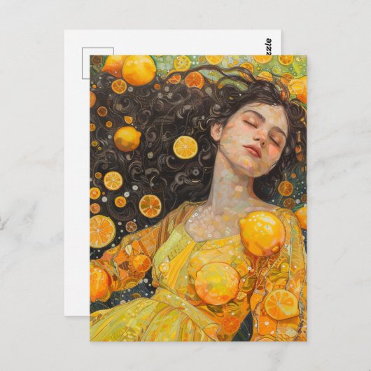 Carte Postale Rêves de citron (Devant / Derrière)