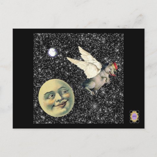 Carte Postale Rêves de cochon (Devant)