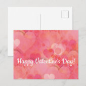 Carte Postale Rêves de cœur rose (Devant / Derrière)