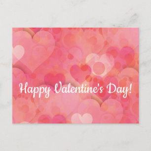 Carte Postale Rêves de cœur rose