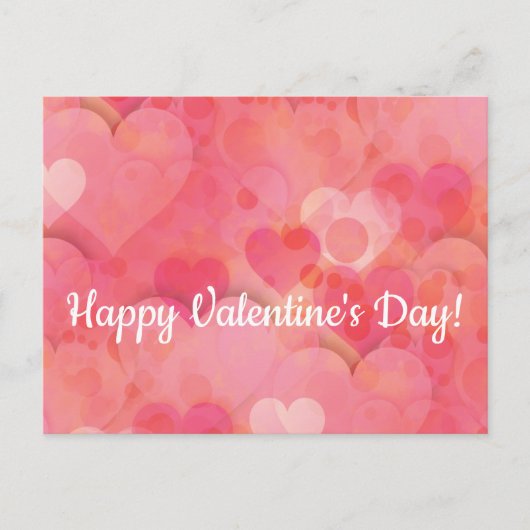 Carte Postale Rêves de cœur rose (Devant)