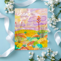 Rêves de désert Aquarelle Nouveau-Mexique Merci !