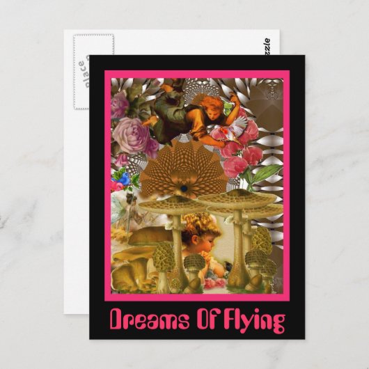 Carte Postale Rêves De Voler (Devant / Derrière)