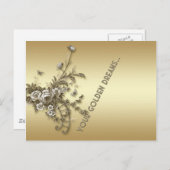 Carte Postale Rêves d'or (Devant / Derrière)