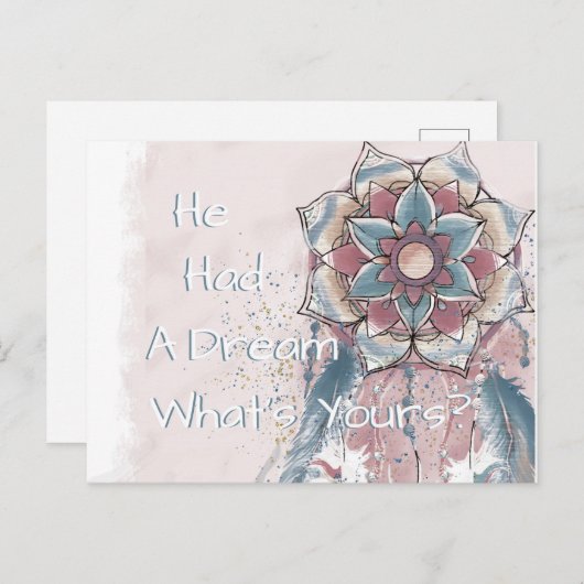Carte Postale Rêves MLK (Devant / Derrière)