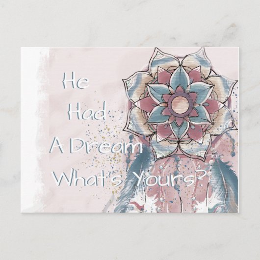 Carte Postale Rêves MLK (Devant)