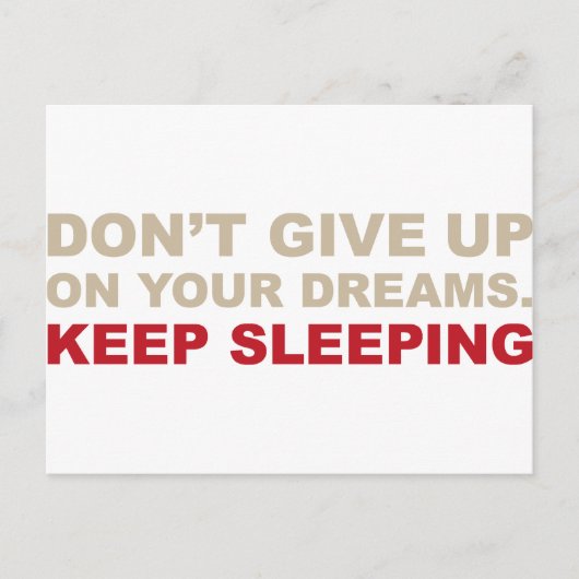 CARTE POSTALE RÊVES TRÈS IMPORTANTS (Devant)