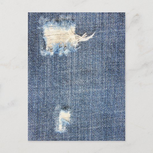 Carte postale Revêtement Jeans Faux (Devant)