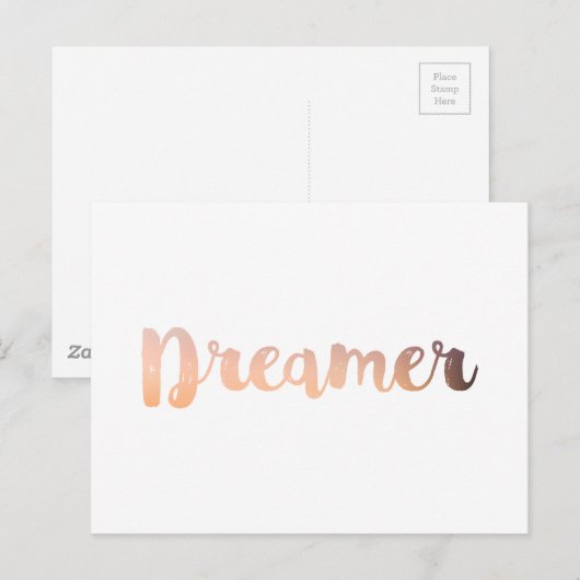 Carte Postale Rêveur (Devant / Derrière)