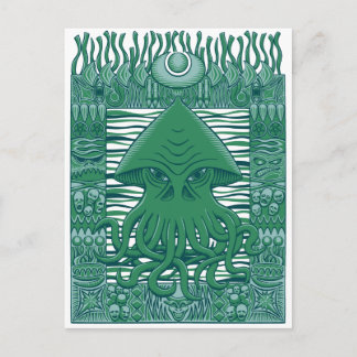 Carte Postale Rêveur dans les profondeurs