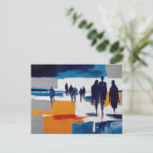 Carte Postale Rêveurs de l'après-tempête – Figures abstraites (Debout devant)