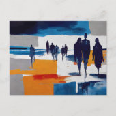 Carte Postale Rêveurs de l'après-tempête – Figures abstraites (Devant)