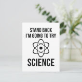 Carte Postale Reviens-toi, je vais essayer la science (Debout devant)