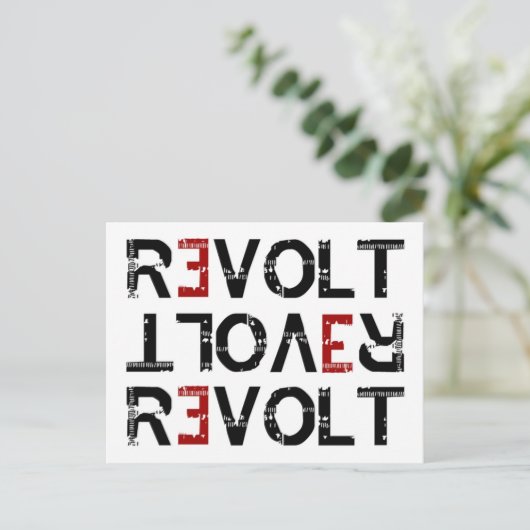 Carte postale REVOLT (Debout devant)