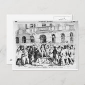 Carte Postale Révolte à Vienne (Devant / Derrière)