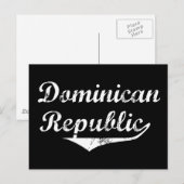 Carte Postale Revolution en République Dominicaine (Devant / Derrière)