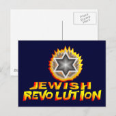 Carte Postale Révolution juive (Devant / Derrière)