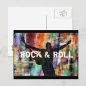 Carte Postale Révolution rock & Roll (Devant / Derrière)