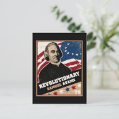 Carte postale révolutionnaire Samuel Adams (Debout devant)