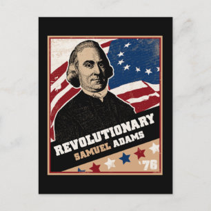 Carte postale révolutionnaire Samuel Adams