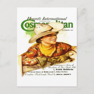 Carte Postale Revue Cosmopolite vintage (Cowgirl)