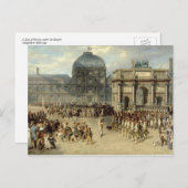 Carte Postale Revue militaire sous l'Empire (Devant / Derrière)