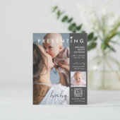 Carte Postale Revue photo moderne chic Couverture bébé naissance (Debout devant)