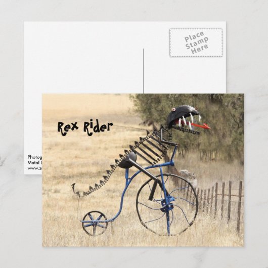 Carte Postale Rex Rider (Devant / Derrière)