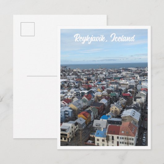 Carte postale Reykjavik (Devant / Derrière)