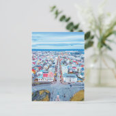 Carte Postale Reykjavík, Islande (Debout devant)