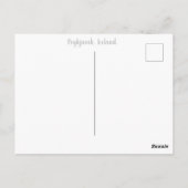 Carte Postale Reykjavík, Islande (Dos)