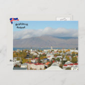 Carte Postale Reykjavík, Islande (Devant / Derrière)