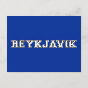 Carte Postale Reykjavik Islande