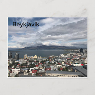 Carte Postale Reykjavik, Islande