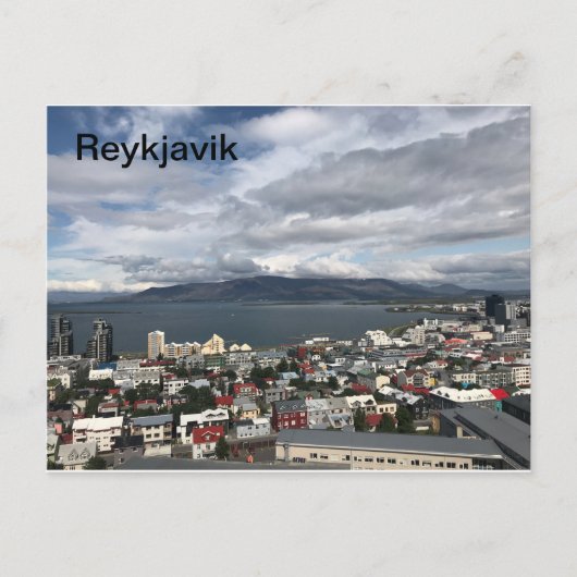 Carte Postale Reykjavik, Islande (Devant)